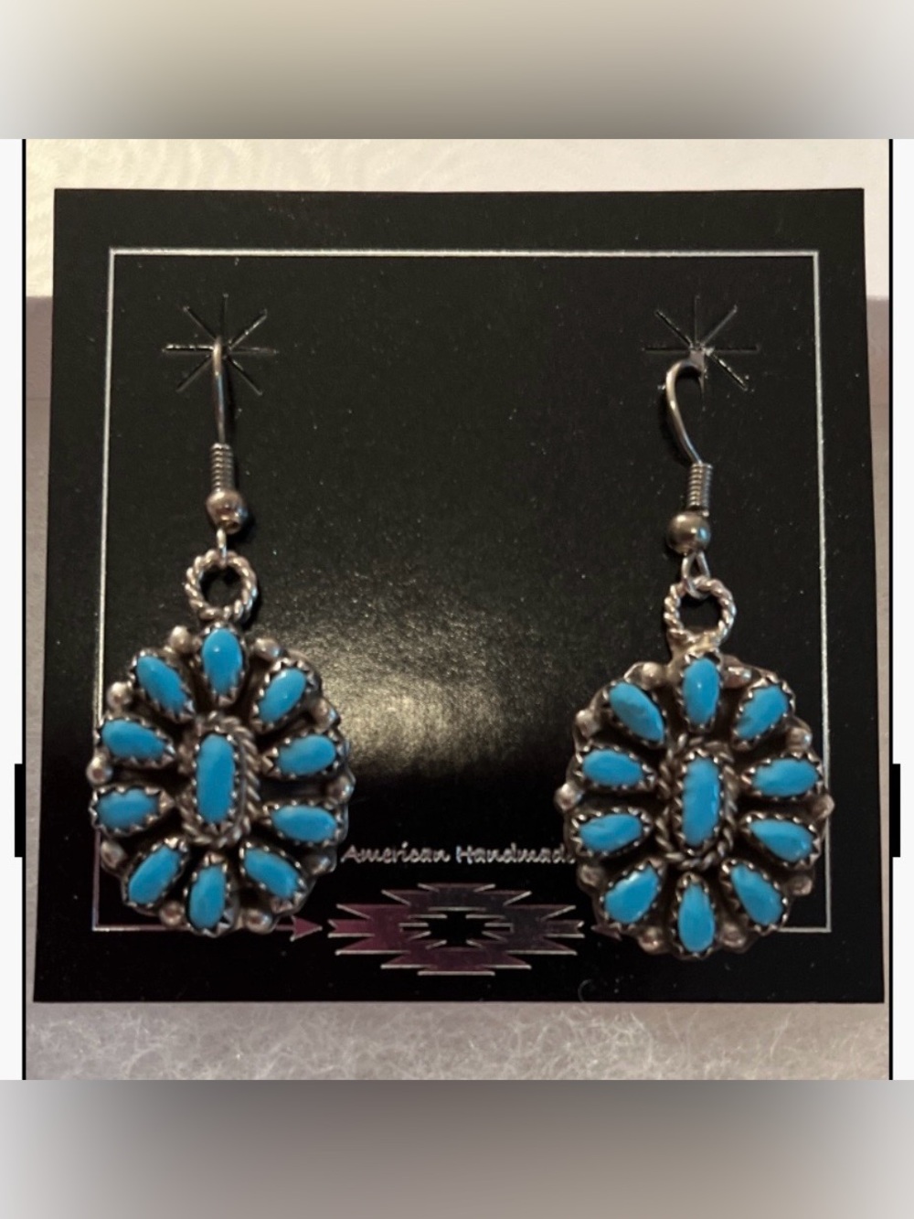 Native American Najavo Turquoise Earrings